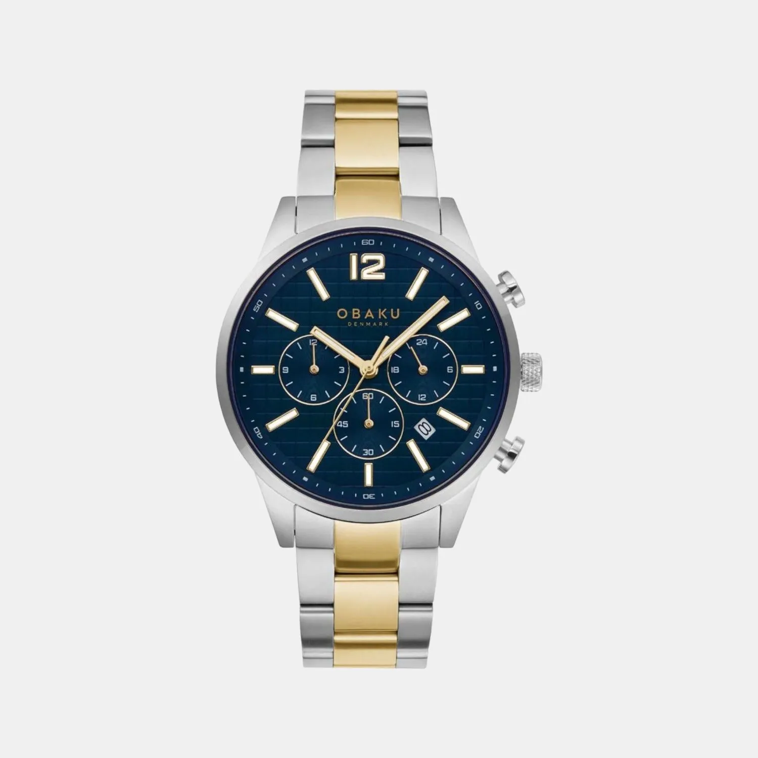 Men Blue Analog Stainless Steel Watch V205GUCLSF