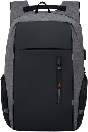 Men Business Bag Laptop Bag Multifunctional USB Backpack Large Capacity Kids Carry on Backpack Vacuum (Grey, One Size)
