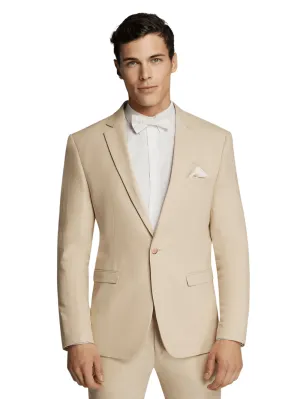 Men's Beige Linen Sport Jacket Stylish Blazer