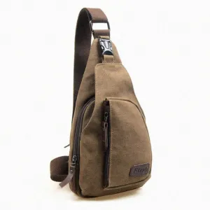 Men's Casual Canvas Crossbody Shoulder Bag - GlamzLife