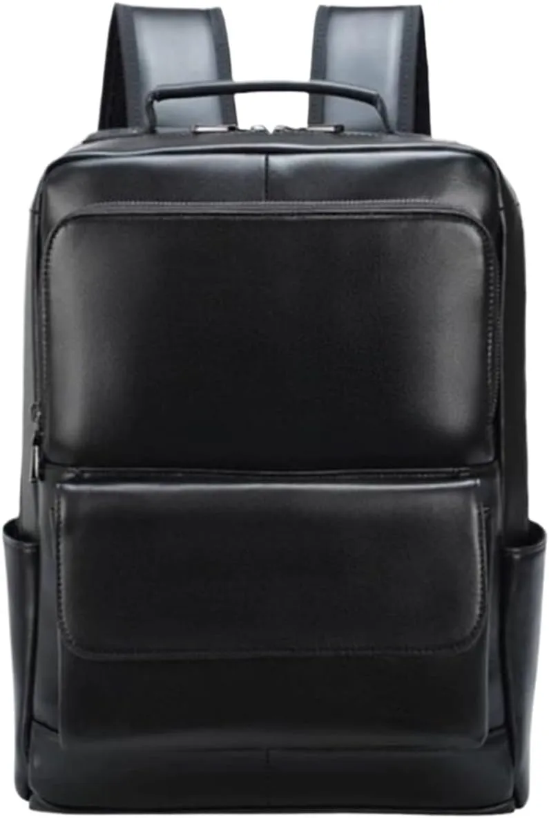 Mens Luggage Backpacks Casual Daypack Computers Laptop Bags Carrying Cases Genuine Leather Travel Bags