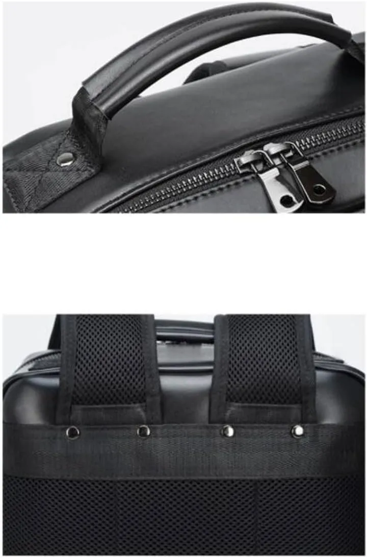 Mens Luggage Backpacks Casual Daypack Computers Laptop Bags Carrying Cases Genuine Leather Travel Bags