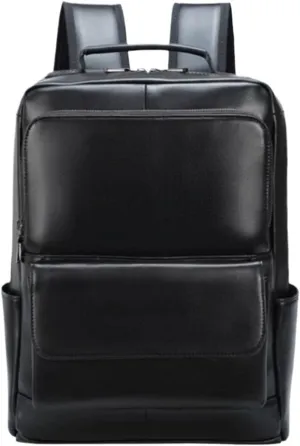 Mens Luggage Backpacks Casual Daypack Computers Laptop Bags Carrying Cases Genuine Leather Travel Bags