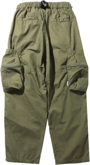 Men's Multi-Pocket Cargo Pants American Casual Wide Leg Trousers