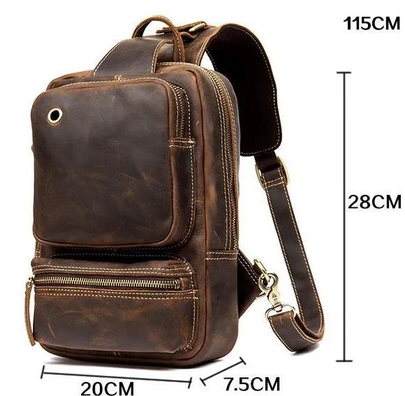 Mens Sling Bag for Mens in Leather