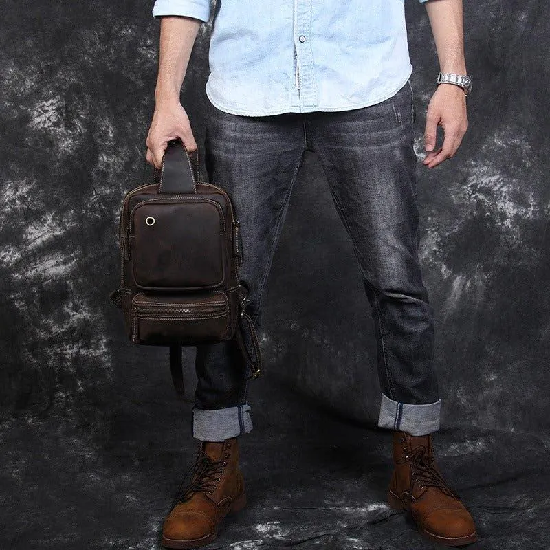 Mens Sling Bag for Mens in Leather