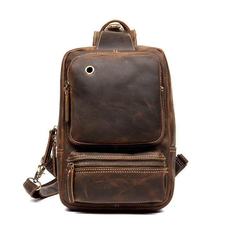 Mens Sling Bag for Mens in Leather
