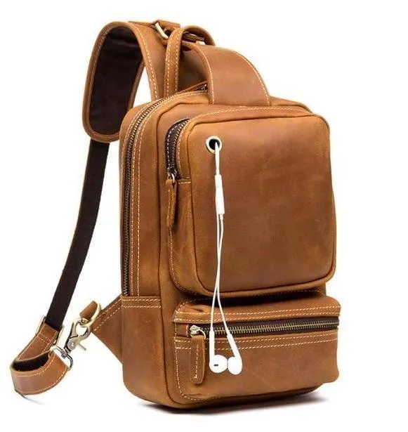 Mens Sling Bag for Mens in Leather