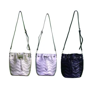 Metallic Bucket Bag