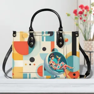Mid Century Mod Gal, Bauhaus Designed, Funky Fun Handbag, Shoulder Bag