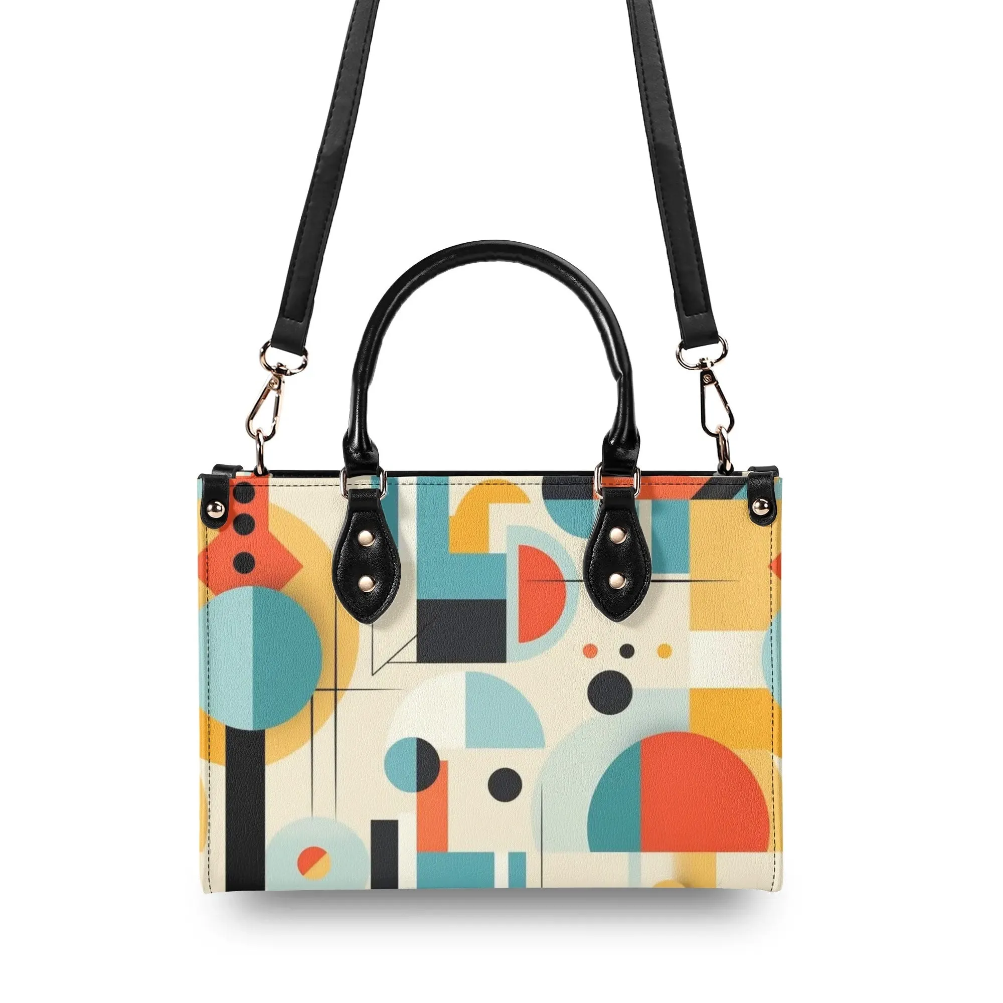 Mid Century Mod Gal, Bauhaus Designed, Funky Fun Handbag, Shoulder Bag
