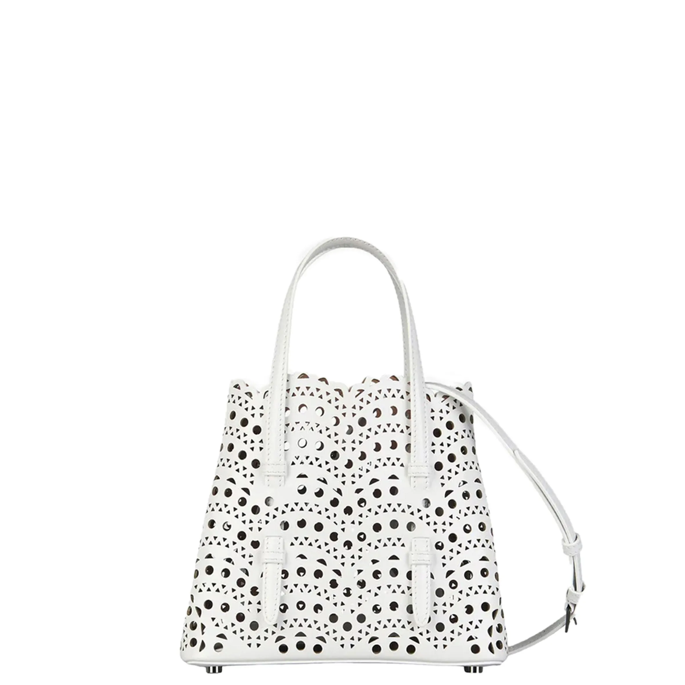 Mina 20 Wave Lux Calfskin, White