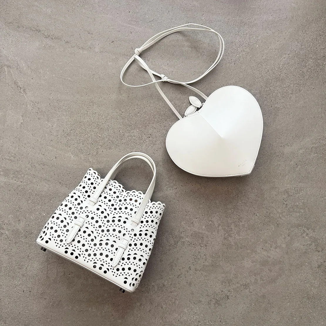 Mina 20 Wave Lux Calfskin, White