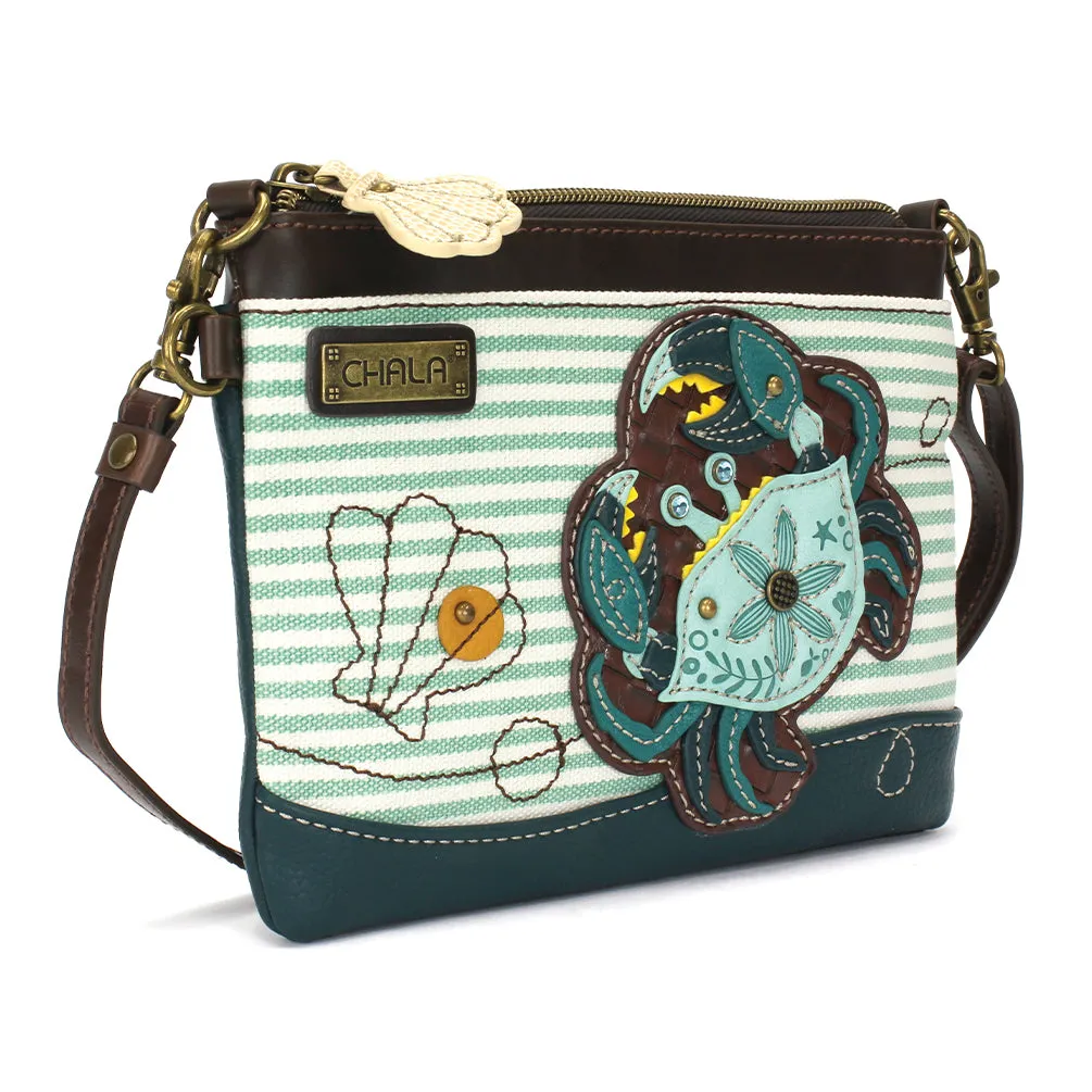 Mini Crossbody - Teal Crab