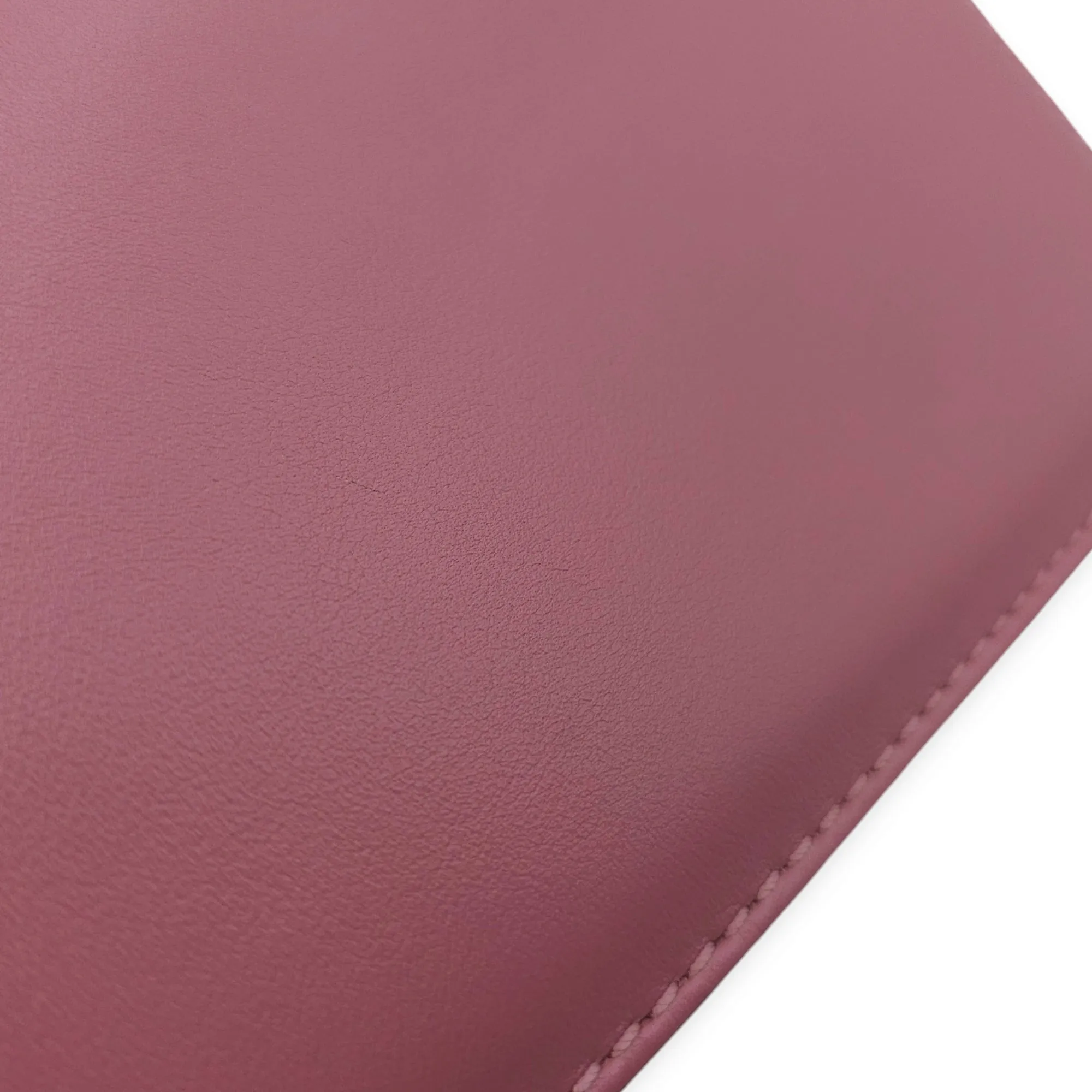 Mini Glam Lock Flap 20x13x6.5cm Pink Crossbody Bag in Calfskin, Gold hardware