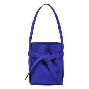 Mini Leo blue nubuck bag