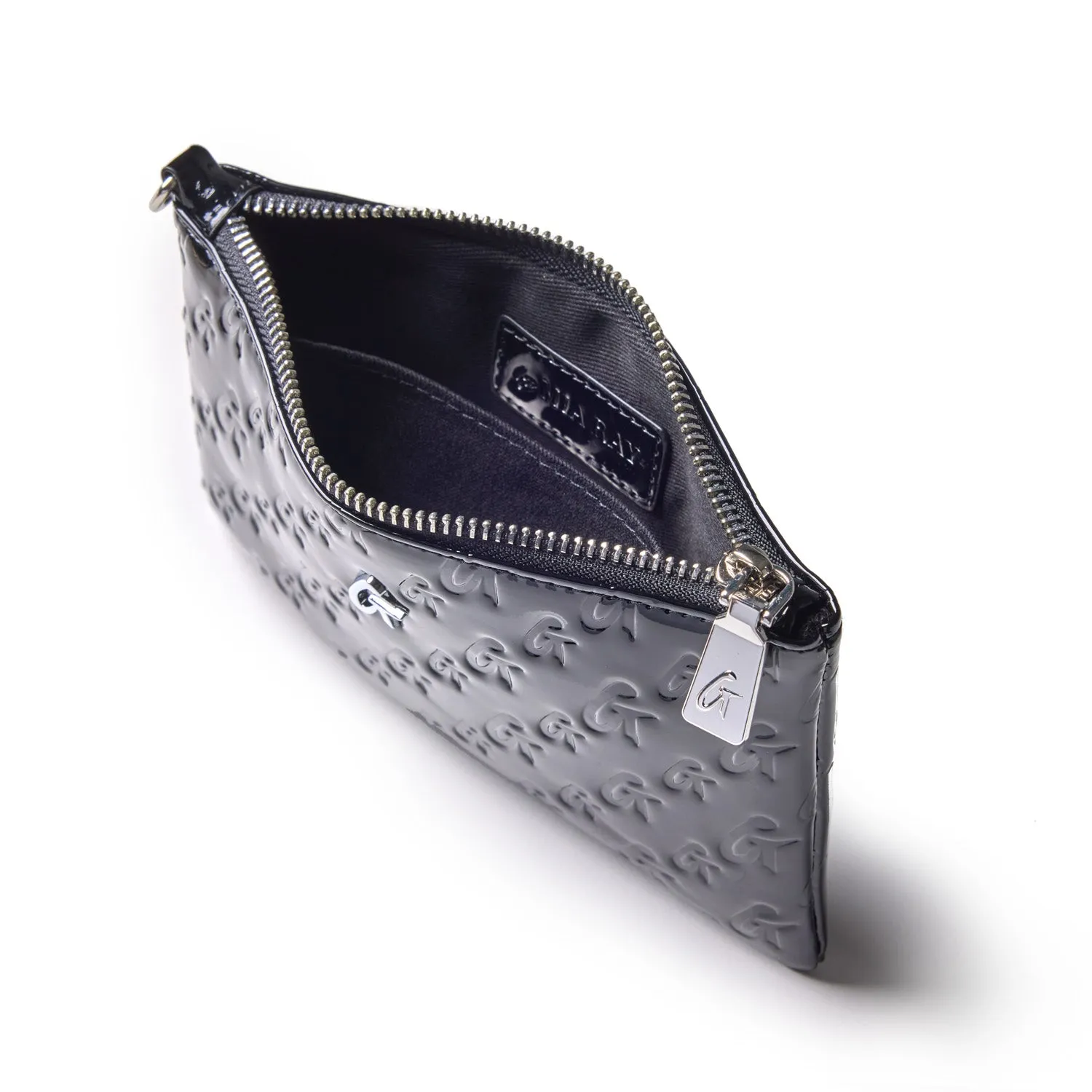MINI MONOGRAM SILVER WRISTLET - MIRROR BLACK