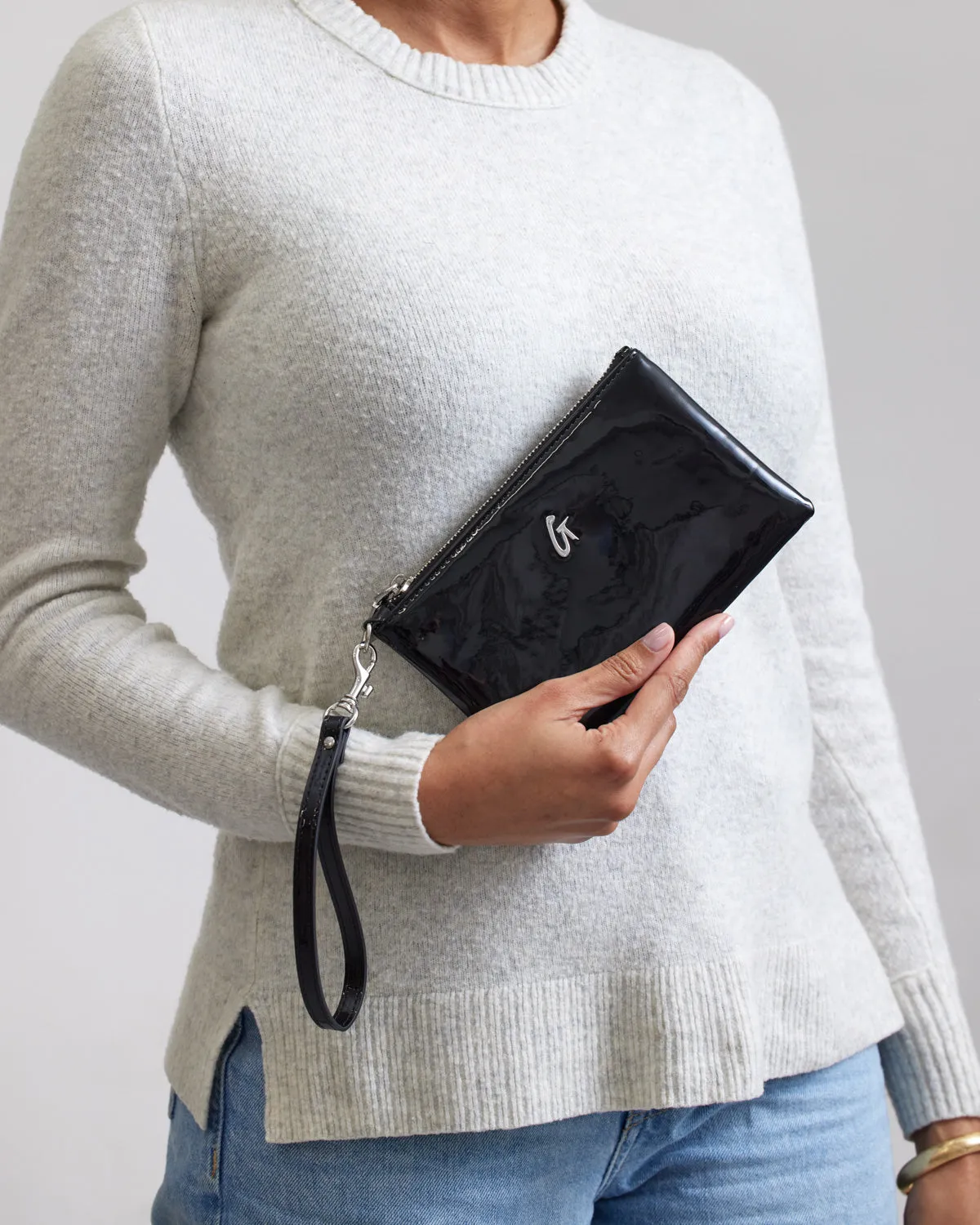MINI STANDARD SILVER WRISTLET - MIRROR BLACK