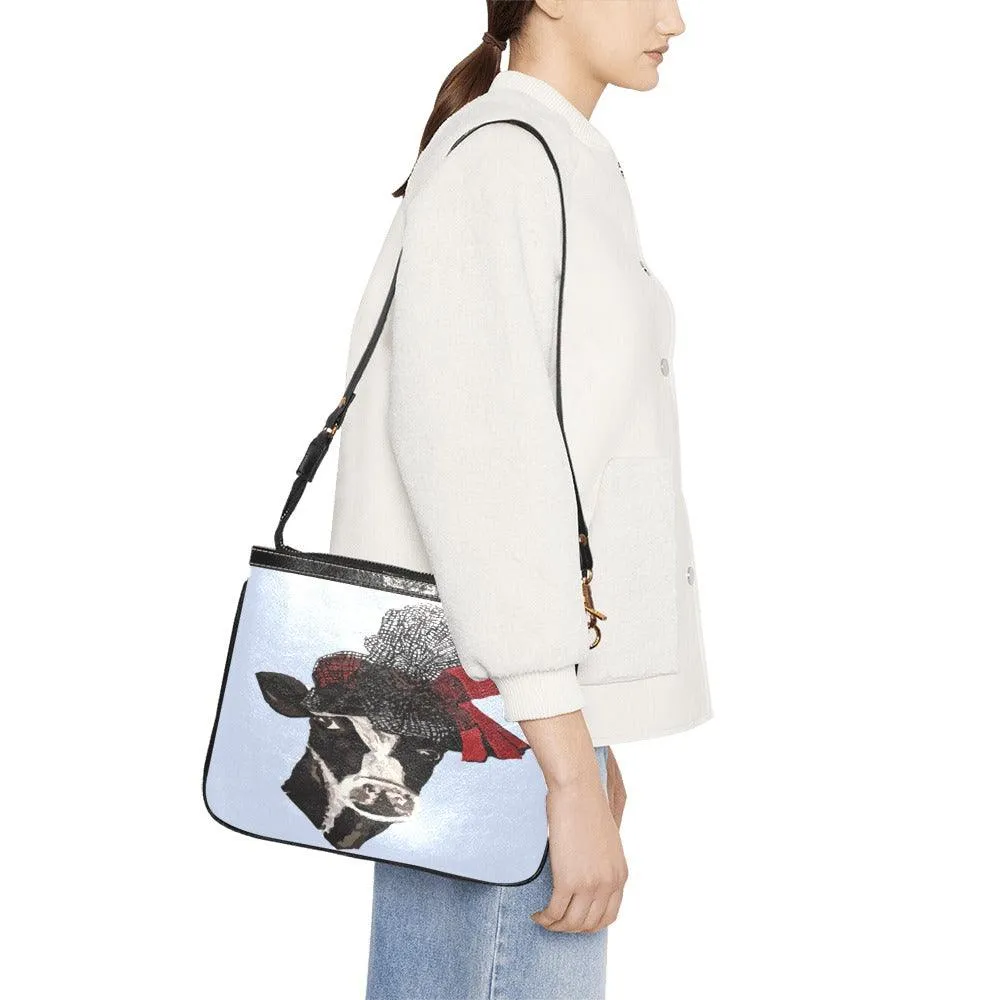 Miniaday Designs Cows Have it Shoulder Bags