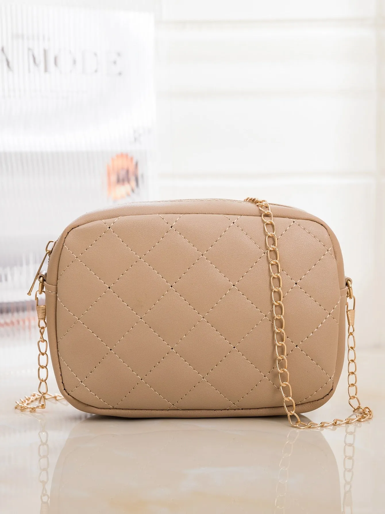 Minimalist Quilted Square Bag