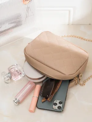 Minimalist Quilted Square Bag