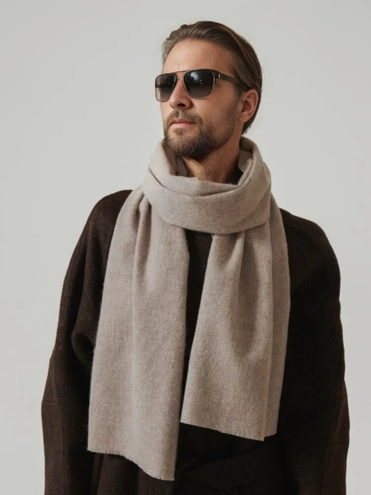 Minimalist Soft Wool Scarf