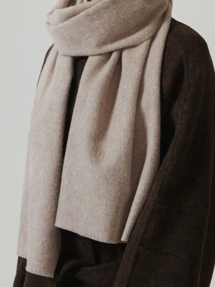 Minimalist Soft Wool Scarf
