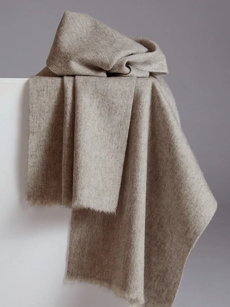Minimalist Soft Wool Scarf