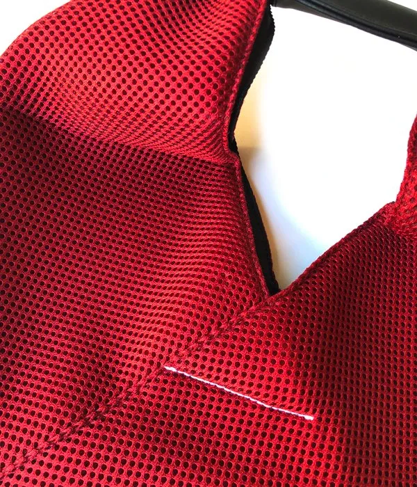 MM6 MAISON MARGIELA/MESH JAPANESE TOTE BAG MINI(RED)(3)