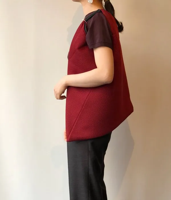 MM6 MAISON MARGIELA/MESH JAPANESE TOTE BAG (RED)(2)