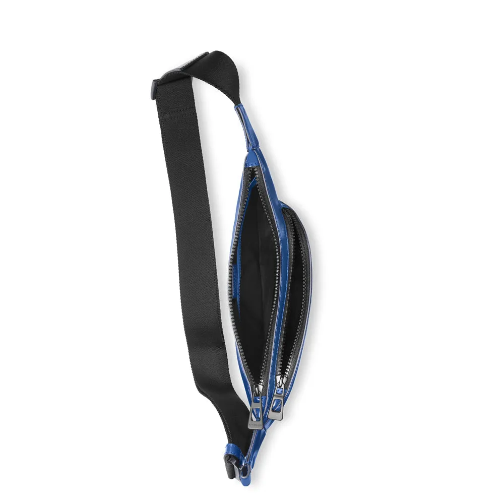 MNT Chest Bag Glossy Leather Extreme 2. Blue
