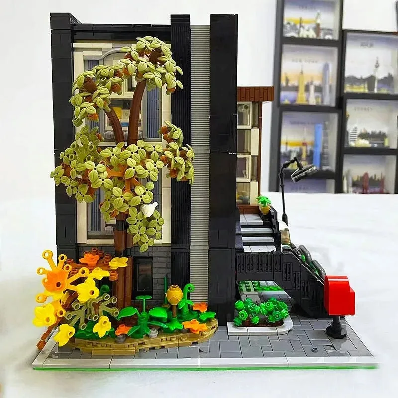 MOC City Street Expert Modern Korean Villa Bricks Toy 10205