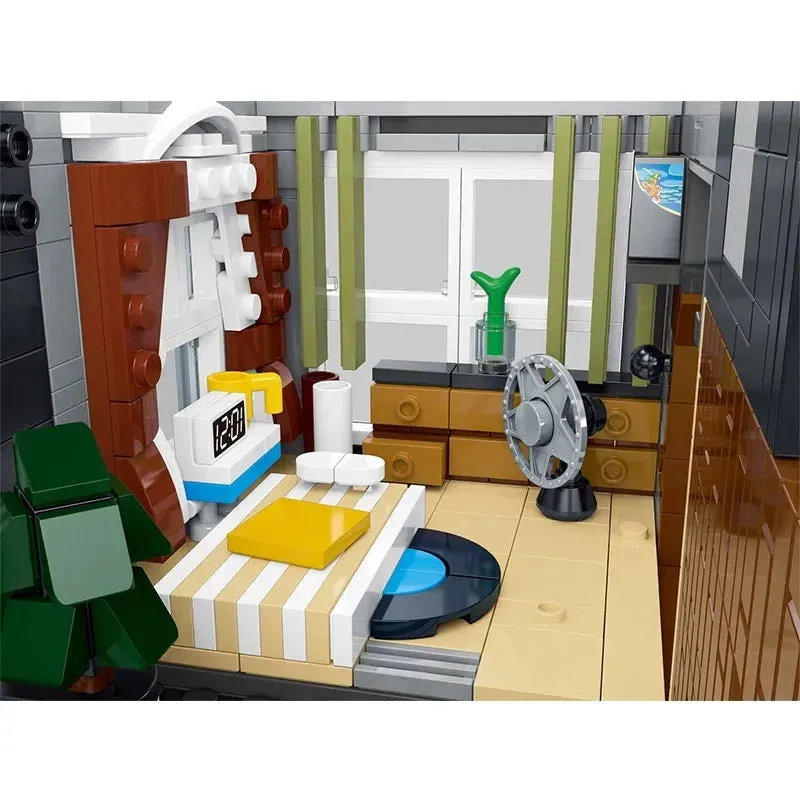 MOC City Street Expert Modern Korean Villa Bricks Toy 10205