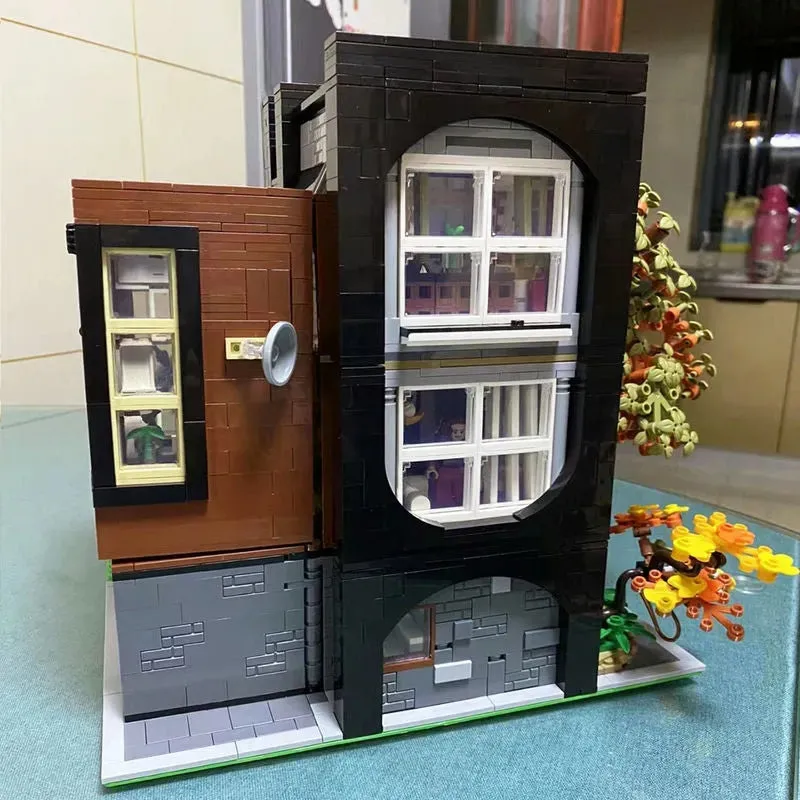 MOC City Street Expert Modern Korean Villa Bricks Toy 10205