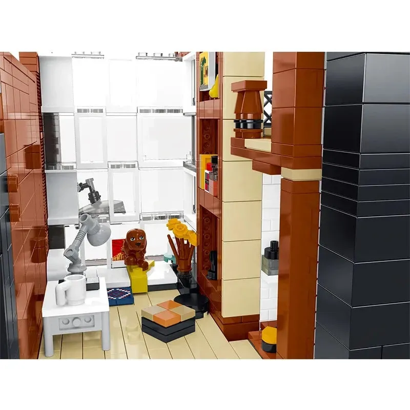 MOC City Street Expert Modern Korean Villa Bricks Toy 10205