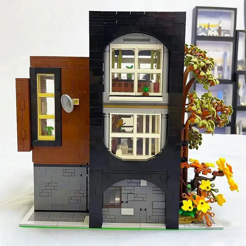 MOC City Street Expert Modern Korean Villa Bricks Toy 10205