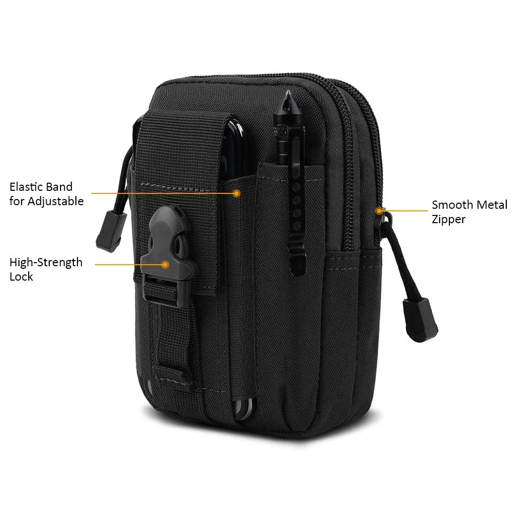 Molle EDC Pouch (Black)
