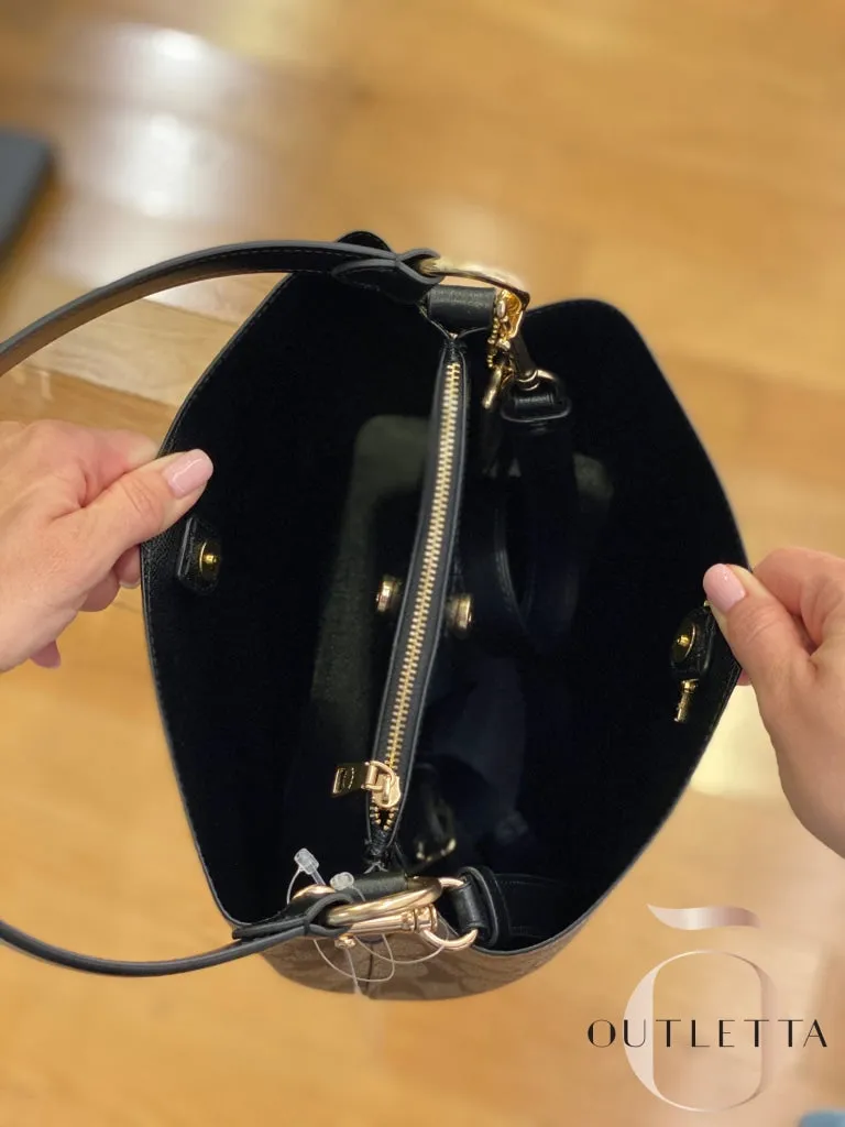 Mollie Bucket Bag In Signature Canvas