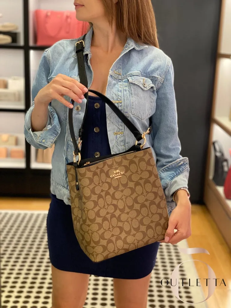 Mollie Bucket Bag In Signature Canvas