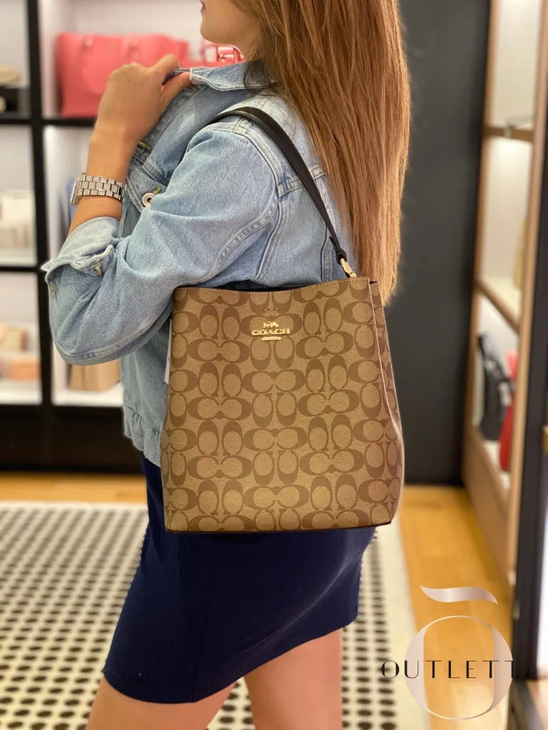 Mollie Bucket Bag In Signature Canvas