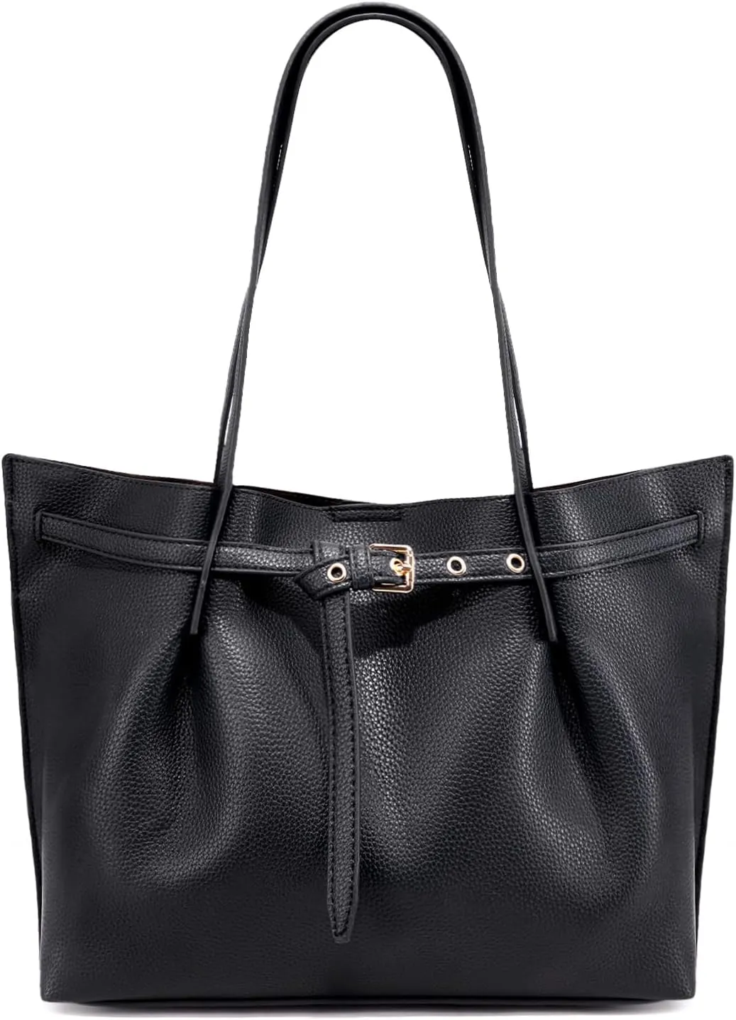 Montana West Tote Bag for Women Designer Purses and Handbags with Belted Detailing