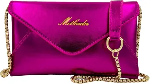 Motleader Evening Bag Envelope Clutch Purses for Women Metallic Leather Small Crossbody Bags Sparkle Purse for Prom Wedding