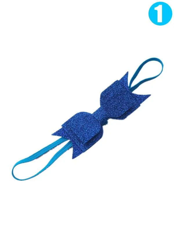 Multicolor Bowknot Headbands Cute Sequin Elastic Children Baby Headdress
