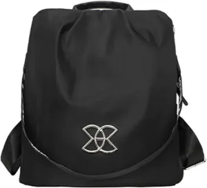 Multifunctional Women's Travel Backpack Fashionable Decoration Bag Large Capacity Adjustable Single (B, One Size)