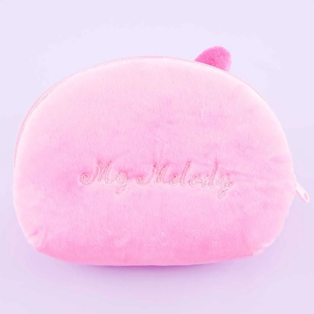 My Melody Fluffy Head Pouch