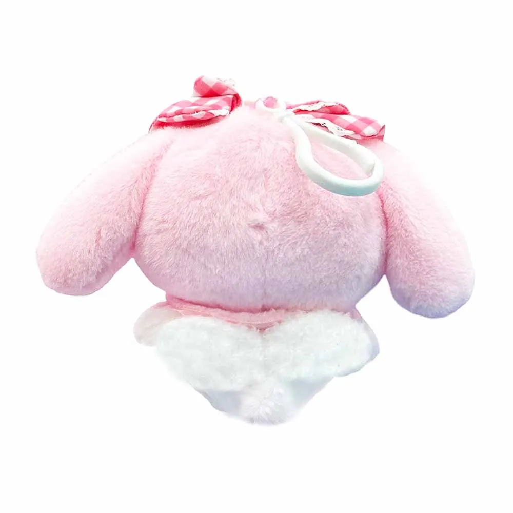 My Melody Wing Gingham Clip-On Plush