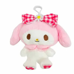My Melody Wing Gingham Clip-On Plush