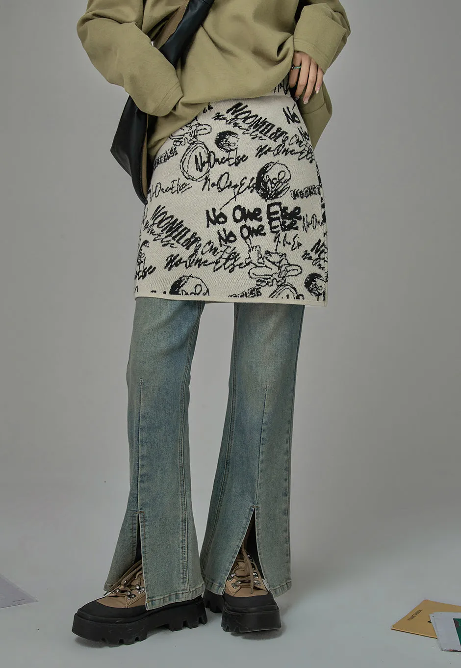 My Thoughts Matter Mini Skirt