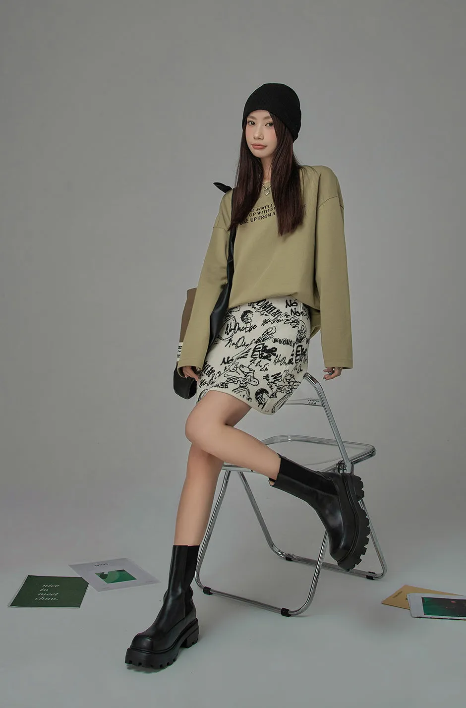 My Thoughts Matter Mini Skirt