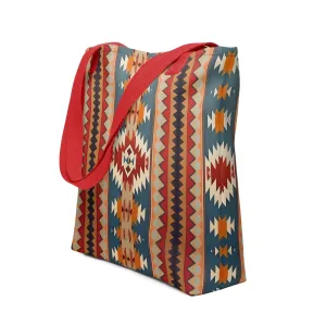 Native American Sunset Tote Bag
